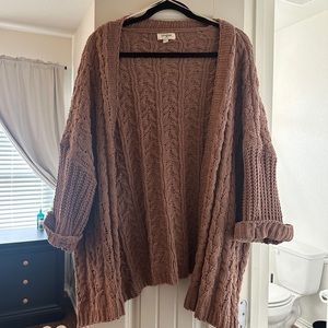 Umgee Oversized Knit Cardigan